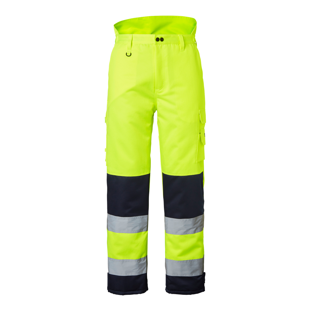 4026 Winter Trousers Hi-Vis - Fluorescent yellow/navy