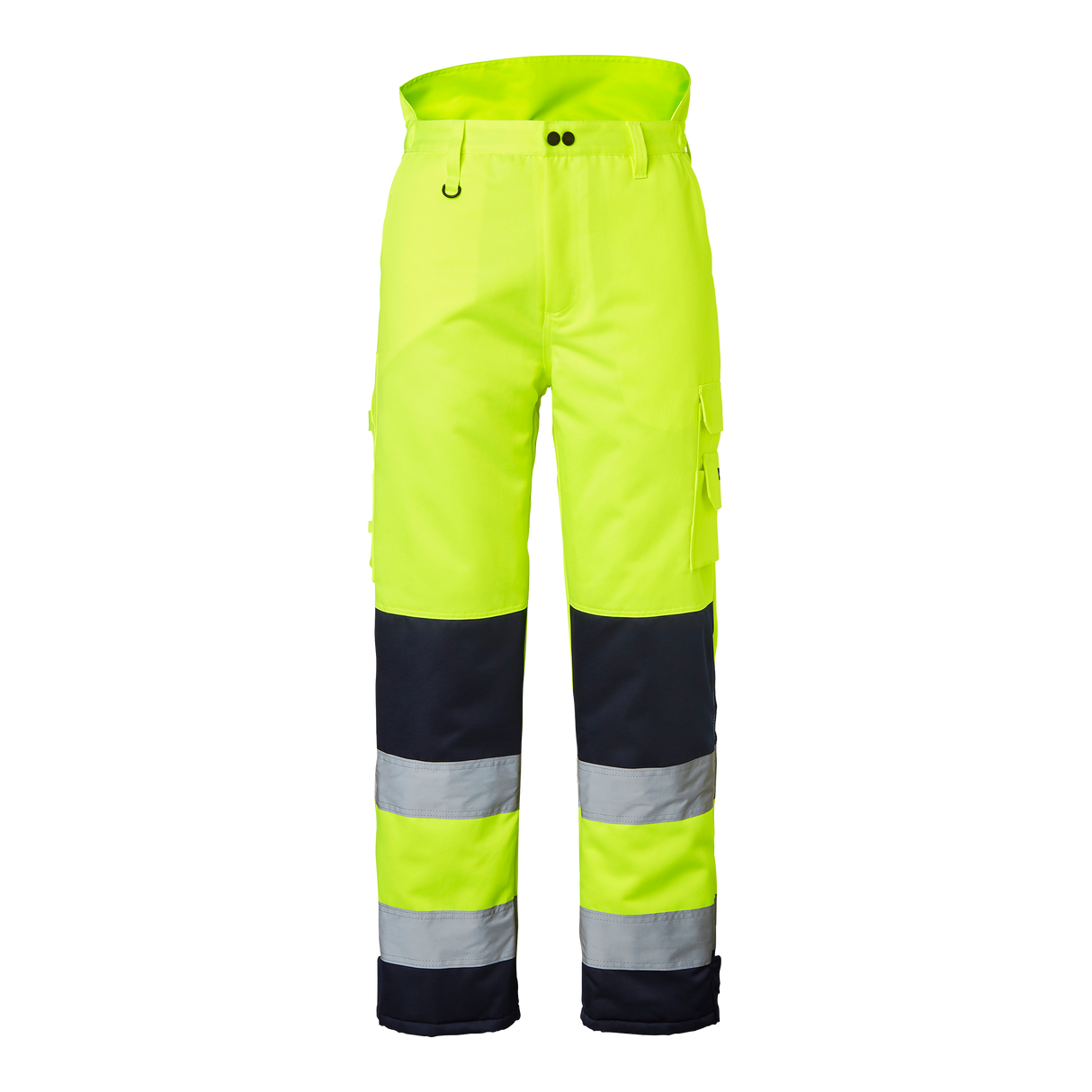 4026 Winter Trousers Hi-Vis - Fluorescent yellow/navy