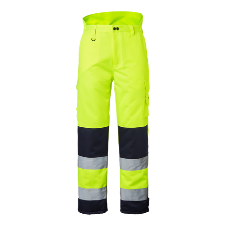 4026 Winter Trousers Hi-Vis - Fluorescent yellow/navy