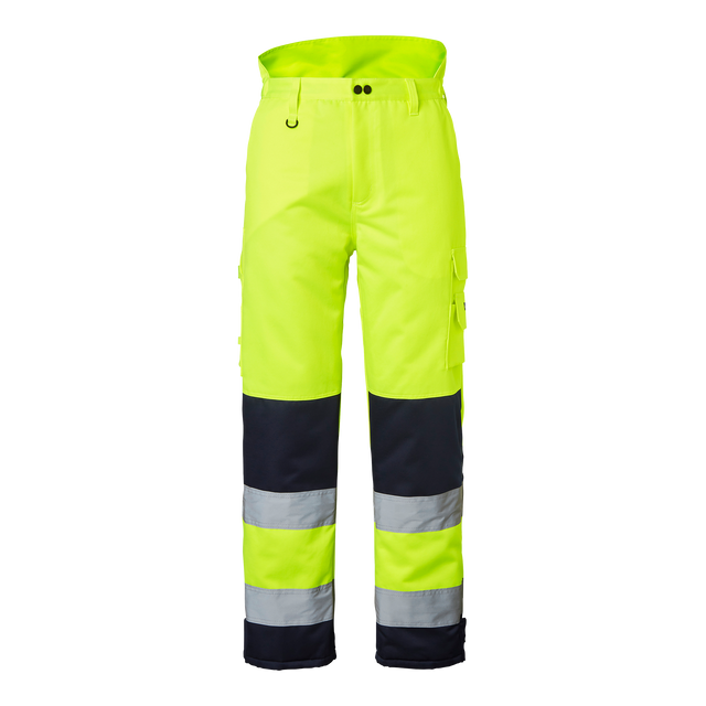 4026 Winter Trousers Hi-Vis - Fluorescent yellow/navy
