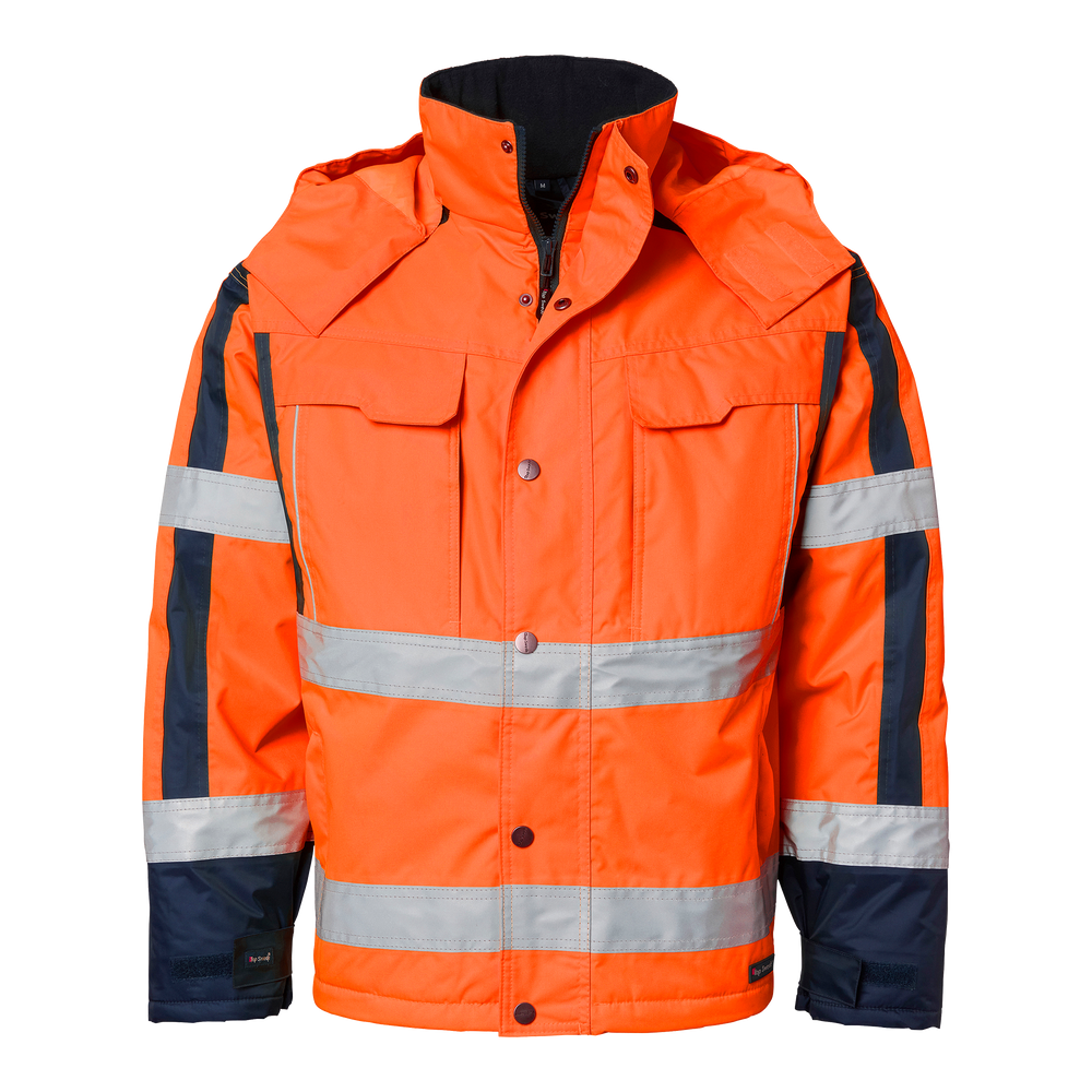 5317 Jacket - Fluorescent orange/navy