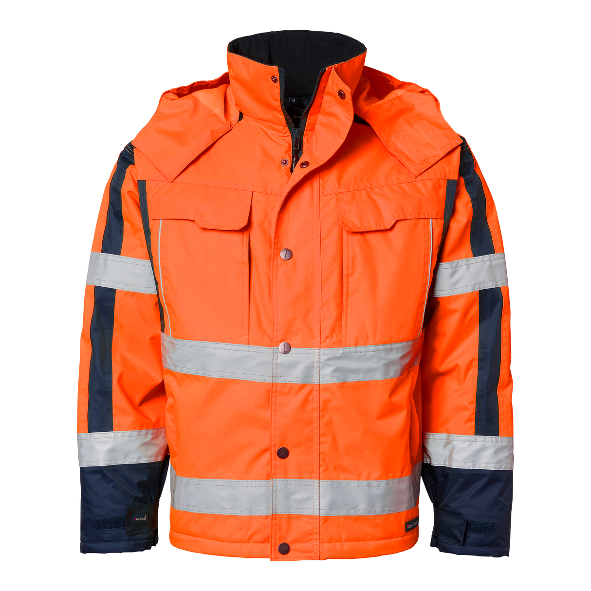 5317 Jacket - Fluorescent orange/navy