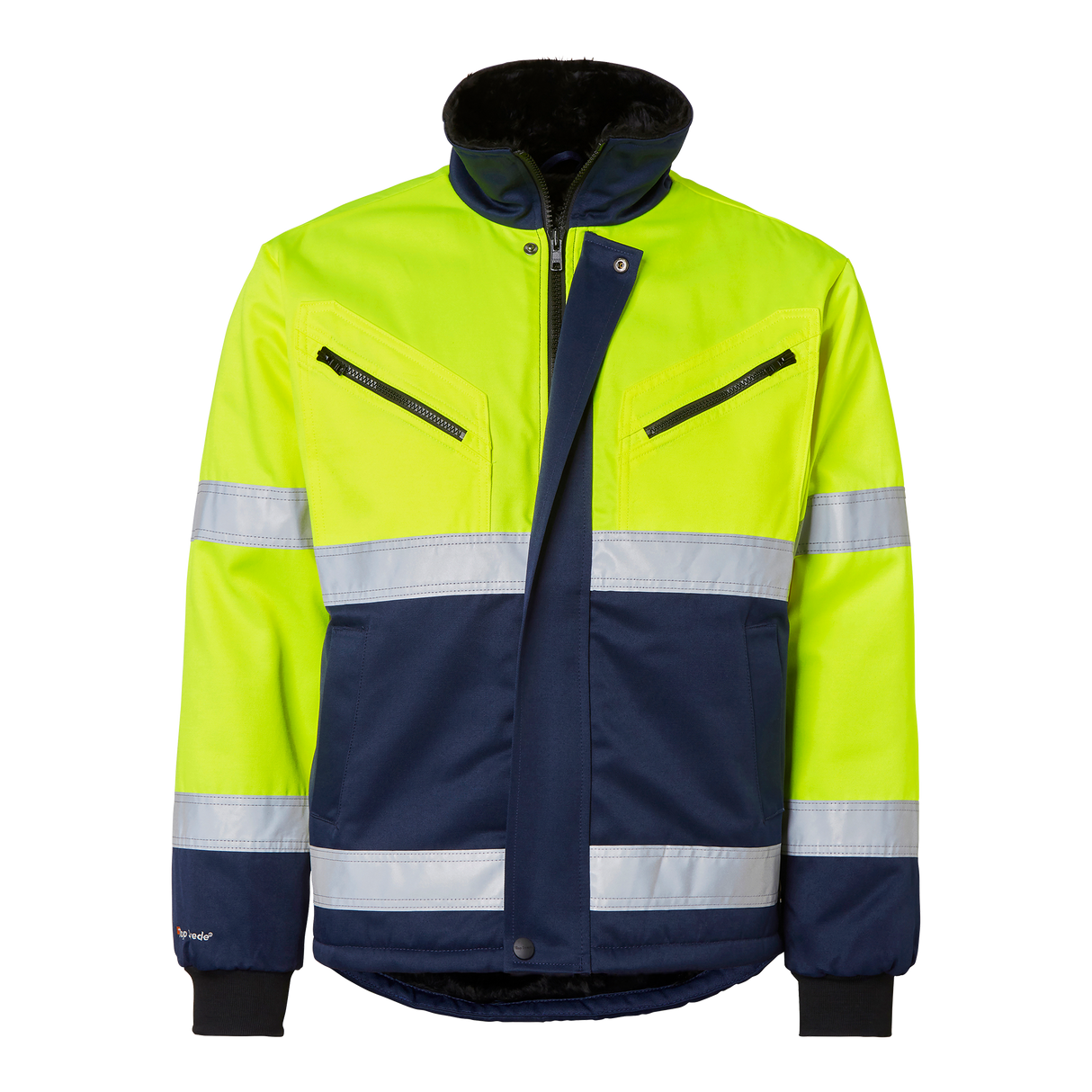 5616 Jacket - Fluorescent yellow/navy