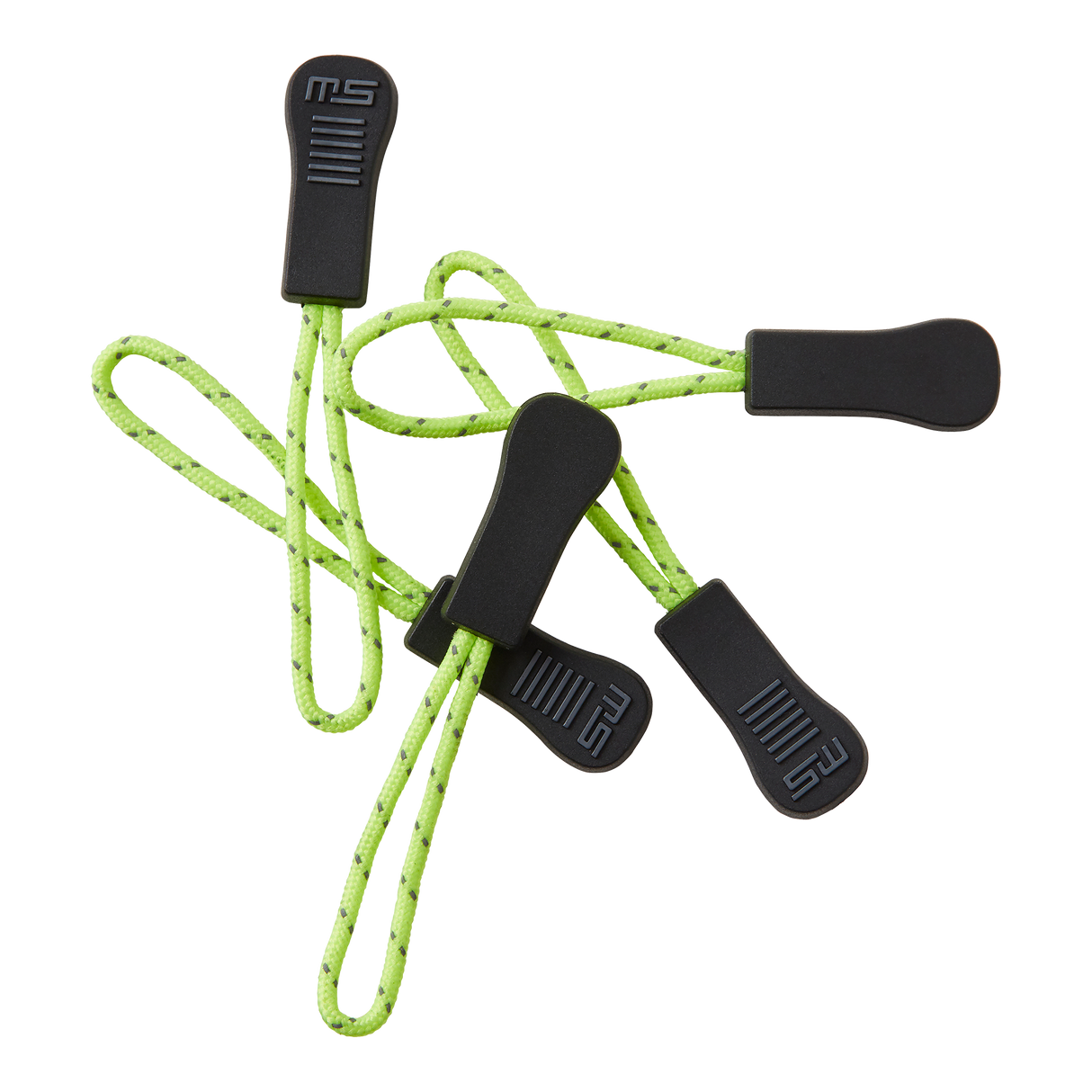 Zip-puller SW 5-pack - Fluorescent yellow