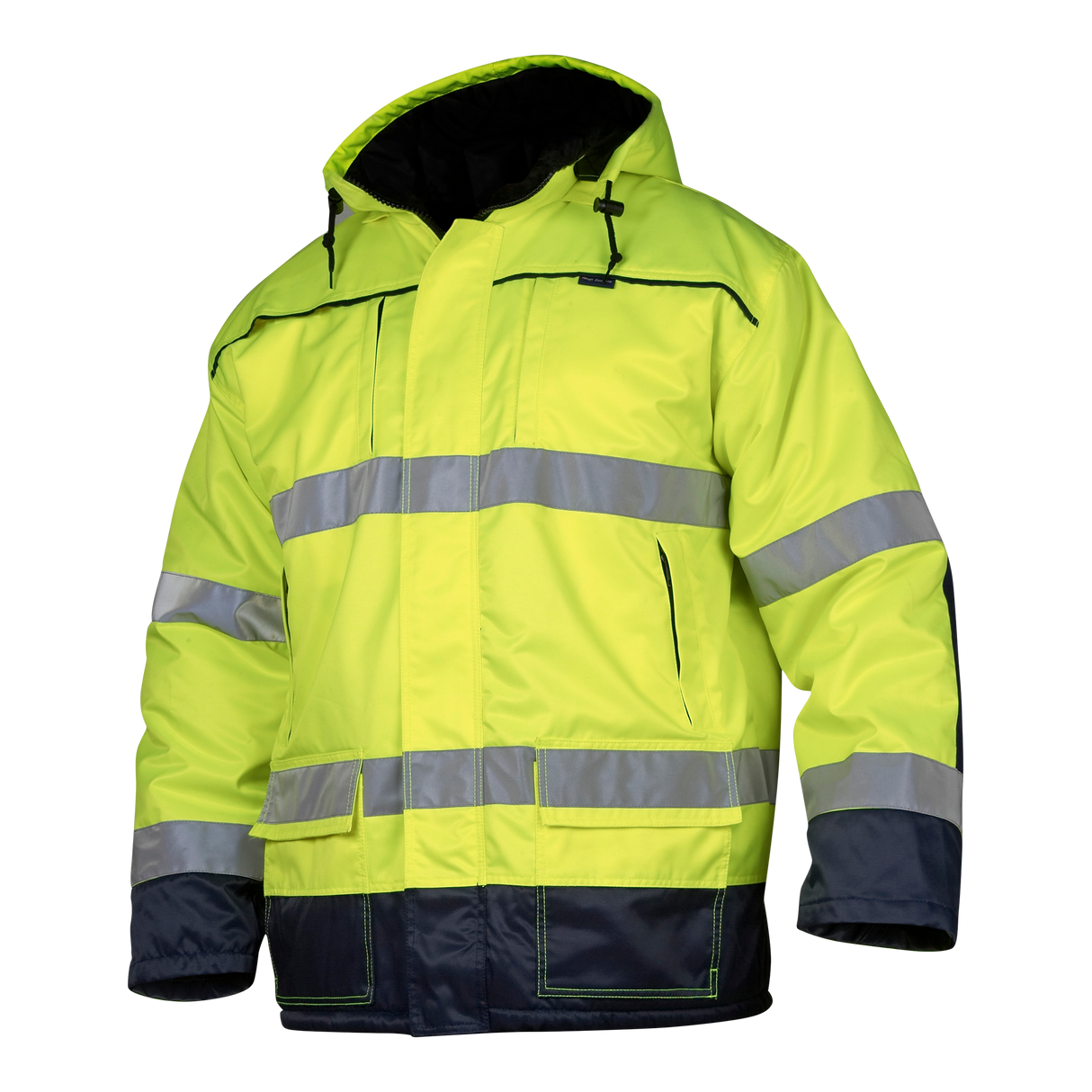 6216 Parka - Fluorescent yellow/navy