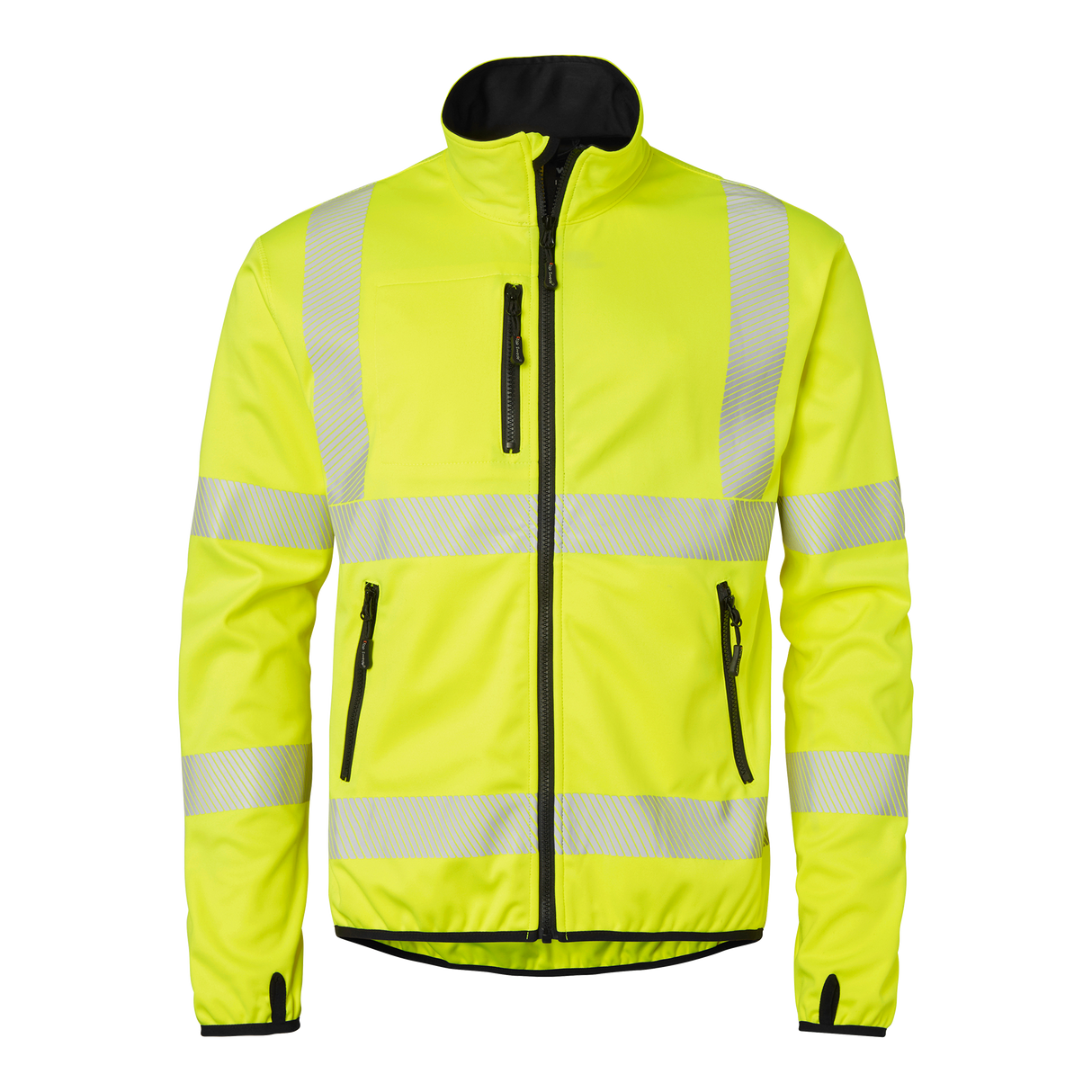 7721 Softshell Hi-Vis - Fluorescent yellow/black