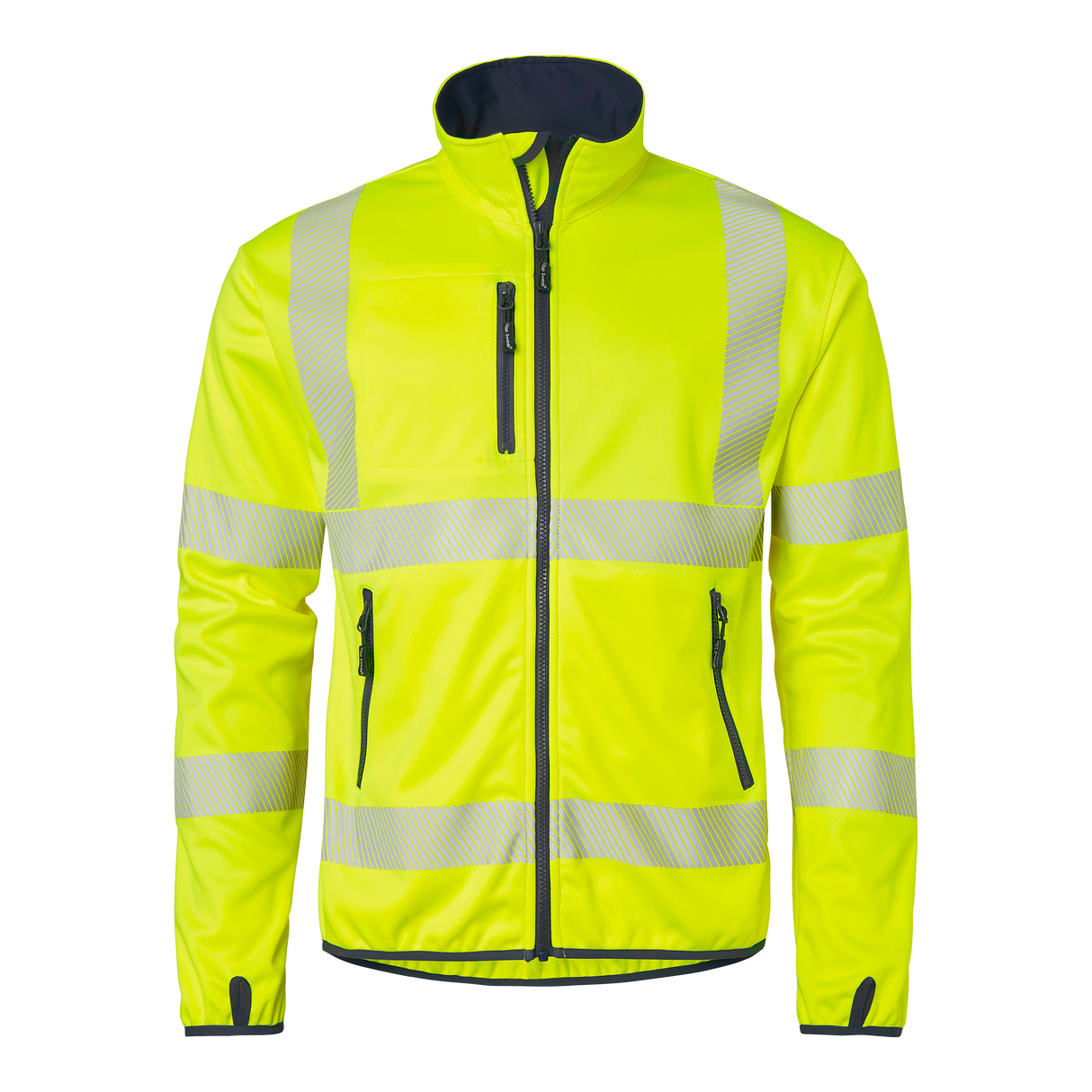 7721 Softshell Hi-Vis - Fluorescent yellow/navy