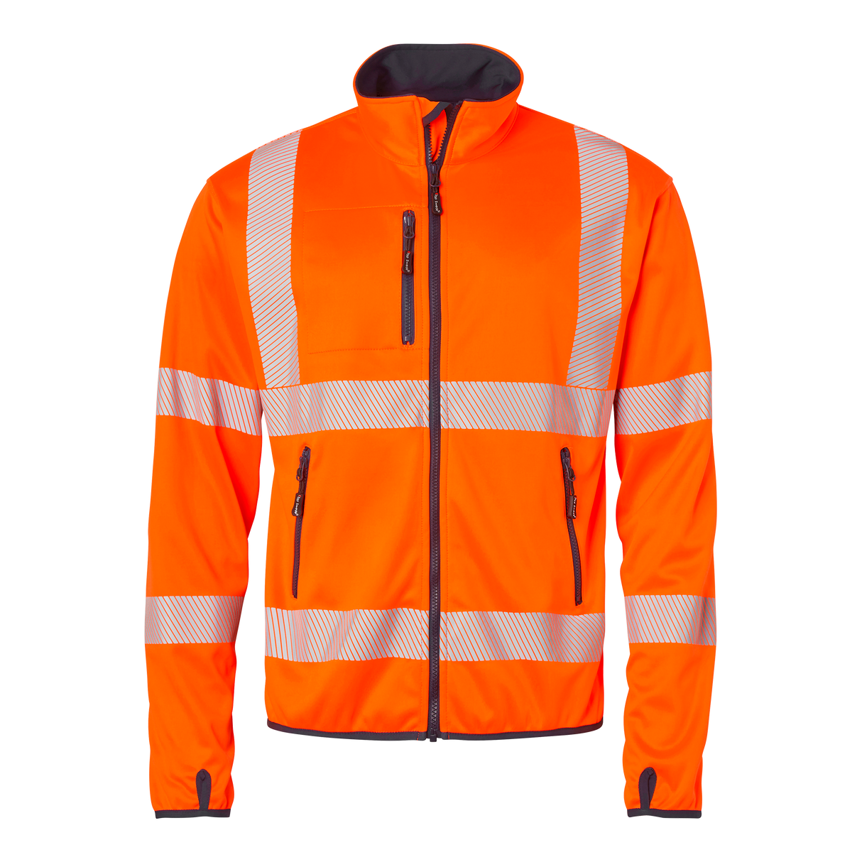 7721 Softshell Hi-Vis - Fluorescent orange/navy