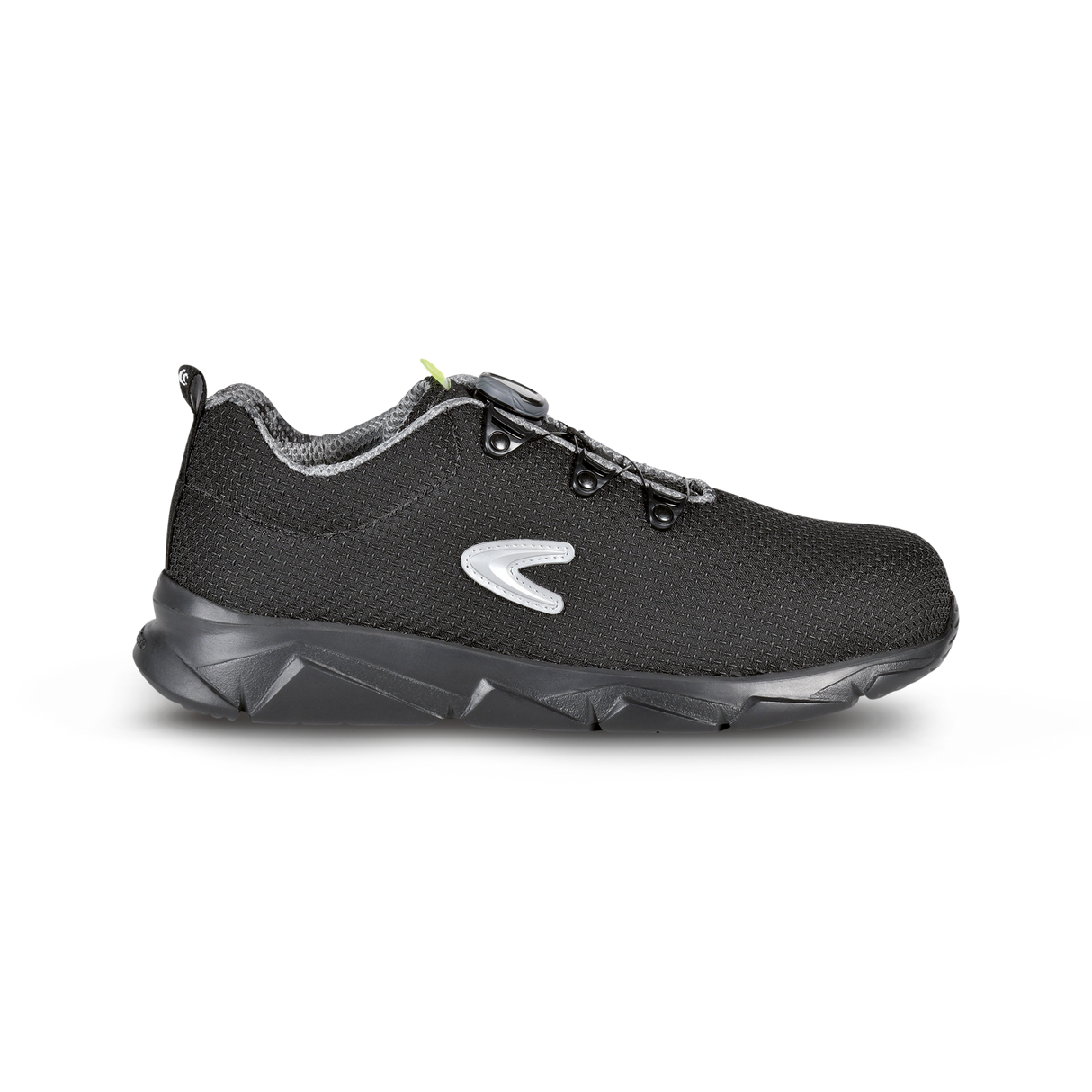 Total Black Safety Shoe - Black