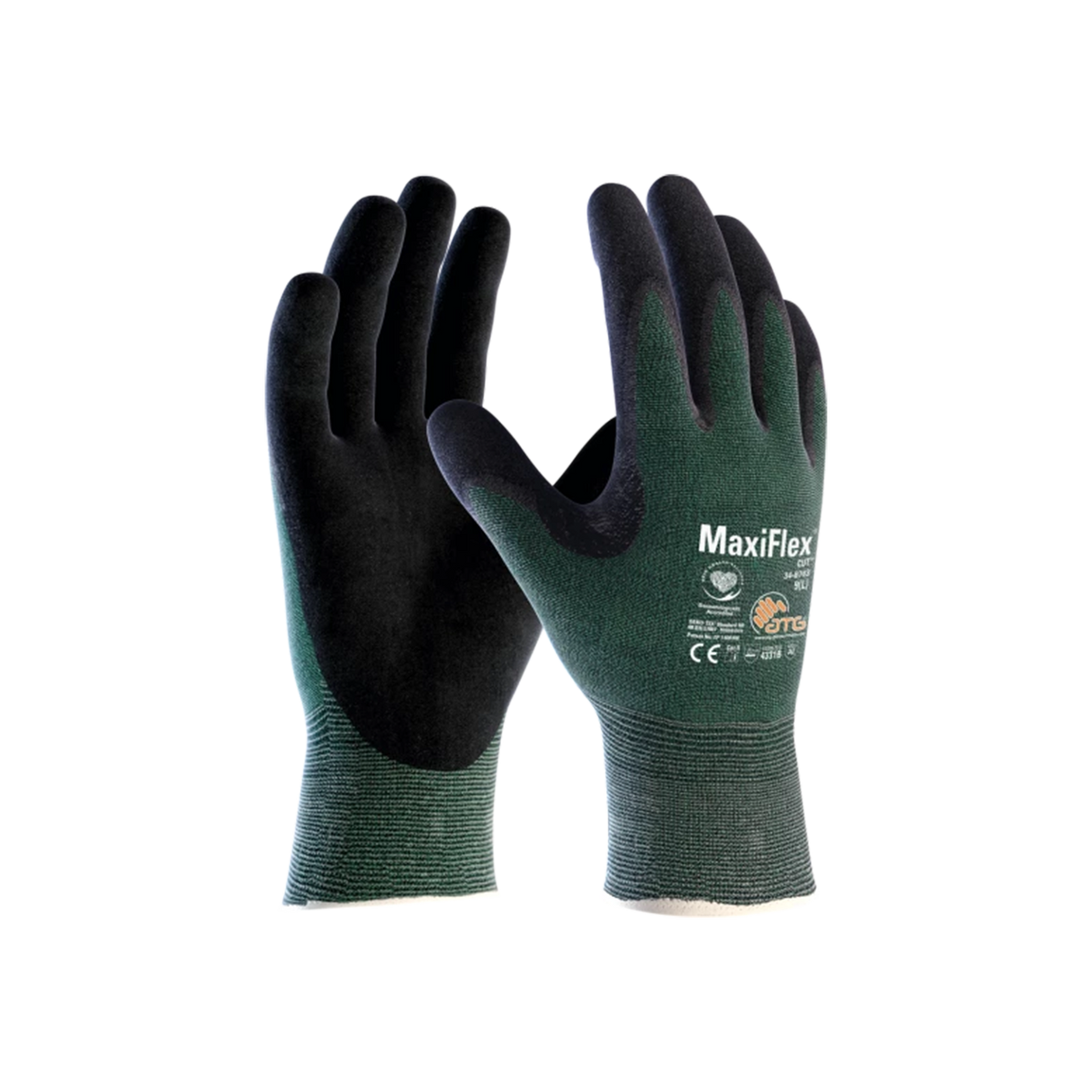 MaxiFlex Cut 3B Gloves - Dark green