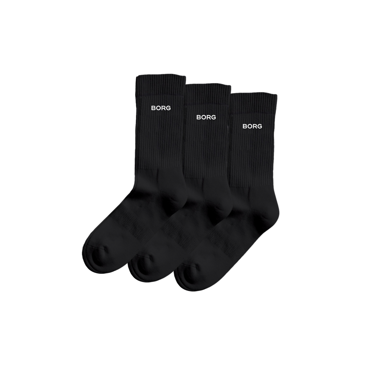 Essential Crew 3-p Socks - Black