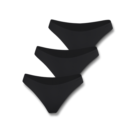 Brief Invisible 3-p Underwear w - Black