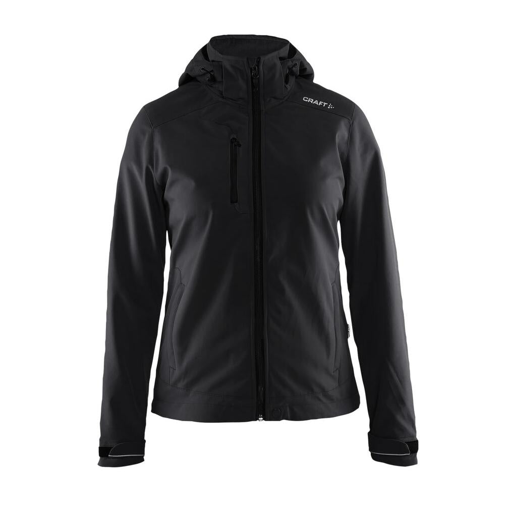 Light Softshell Jkt W - Black - Front