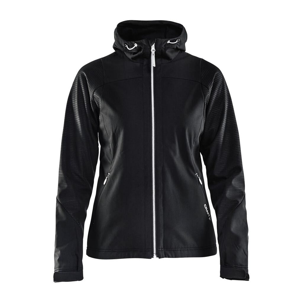 Highland Jkt W - Black/White - Front