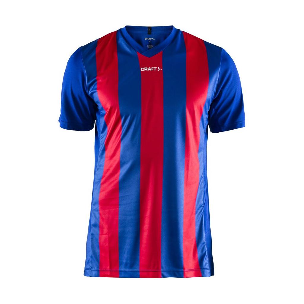 Progress Jersey Stripe M - Club Cobolt/Bright Red - Front