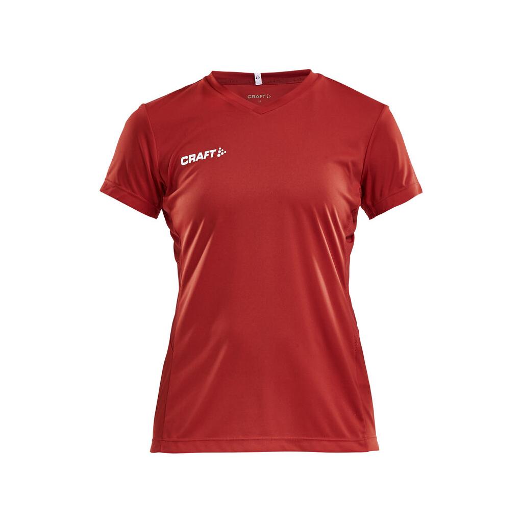 Squad Go Jersey Solid W - Red - Front