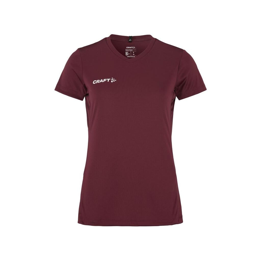Squad Go Jersey Solid W - Maroon - Front