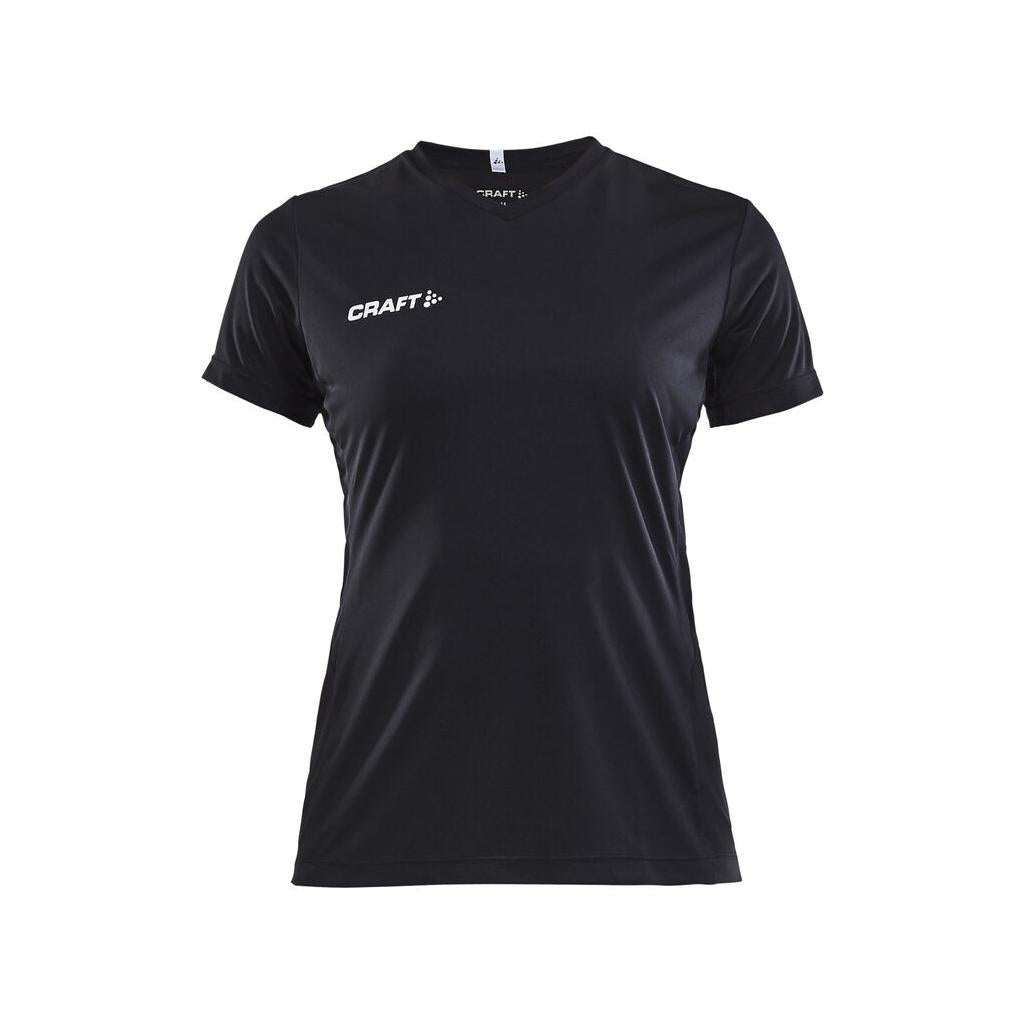 Squad Go Jersey Solid W - Black - Front