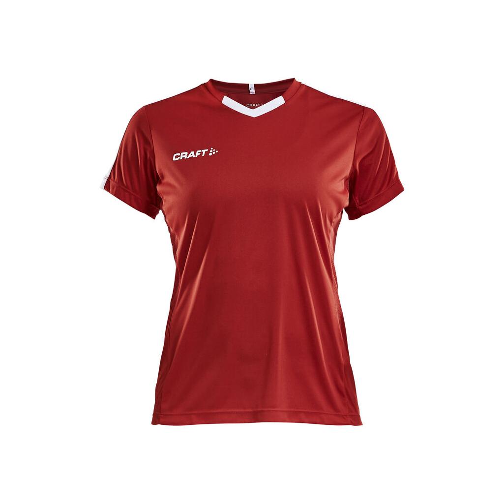 Progress Jersey Contrast W - Red - Front