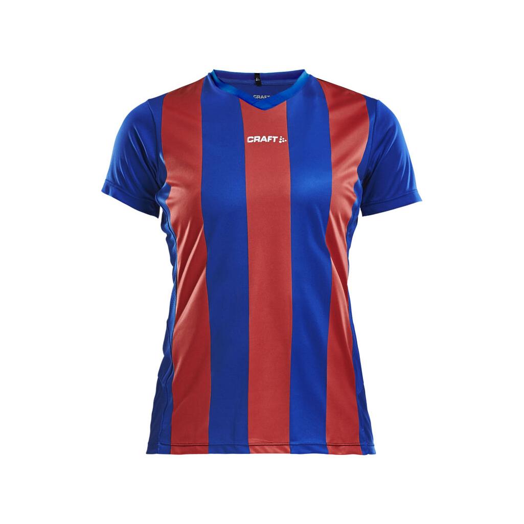 Progress Jersey Stripe W - Club Cobolt/Bright Red - Front