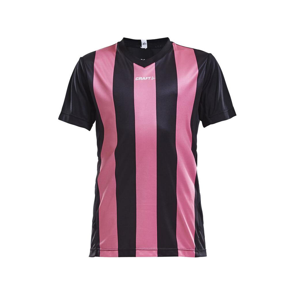 Progress Jersey Stripe Jr - Black/Pink - Front