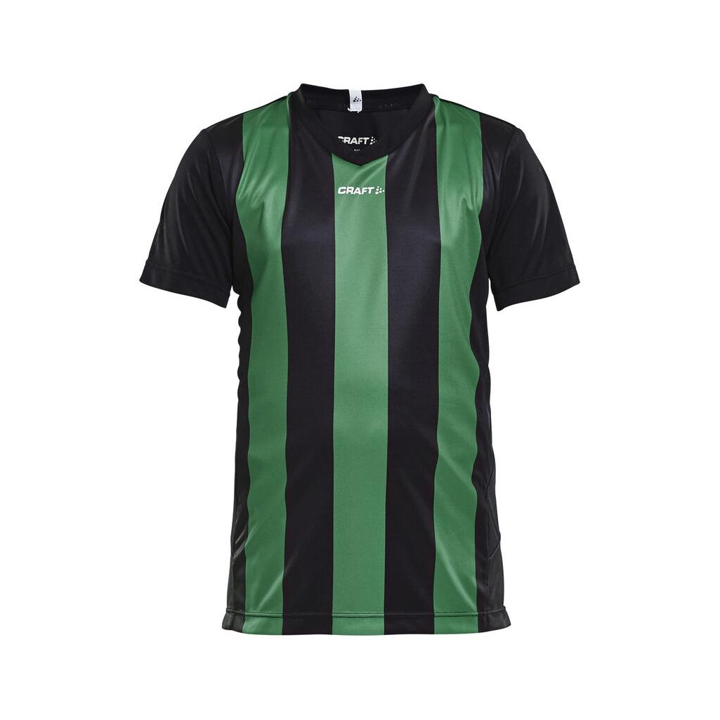 Progress Jersey Stripe Jr - Black/Green - Front