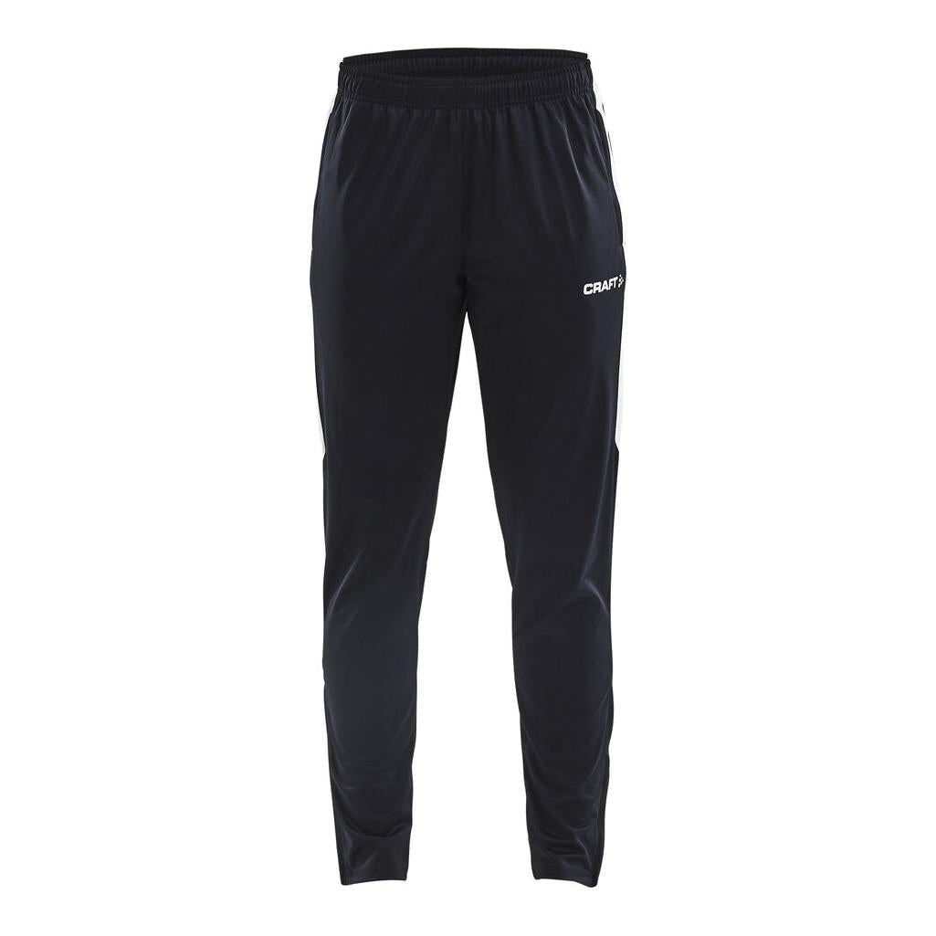 Progress Pant W - Black/White - Front
