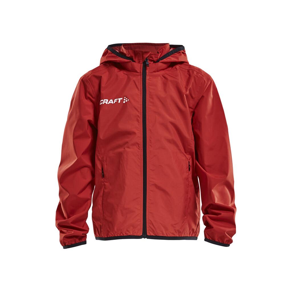 Jacket Rain Jr - Red - Front