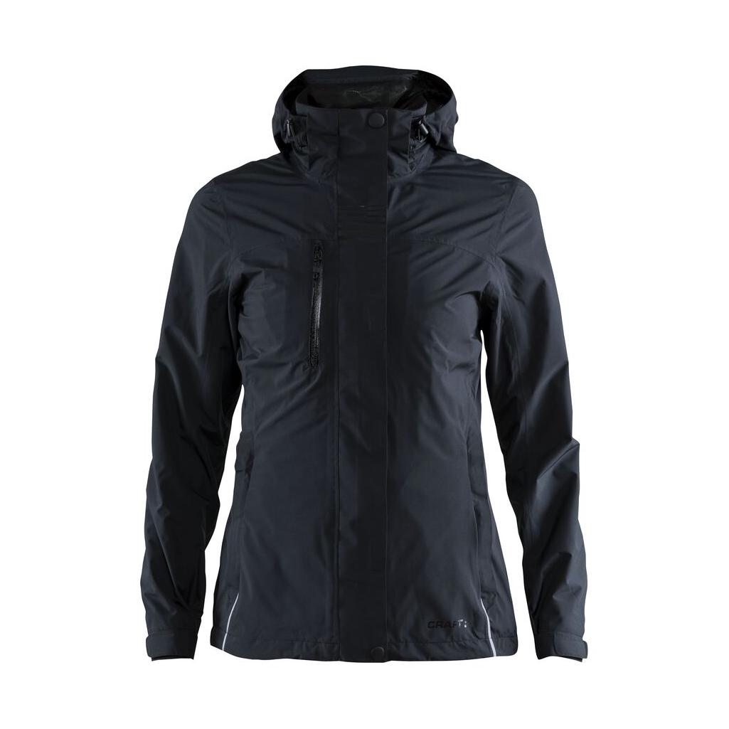 Urban Rain Jkt W - Black - Front