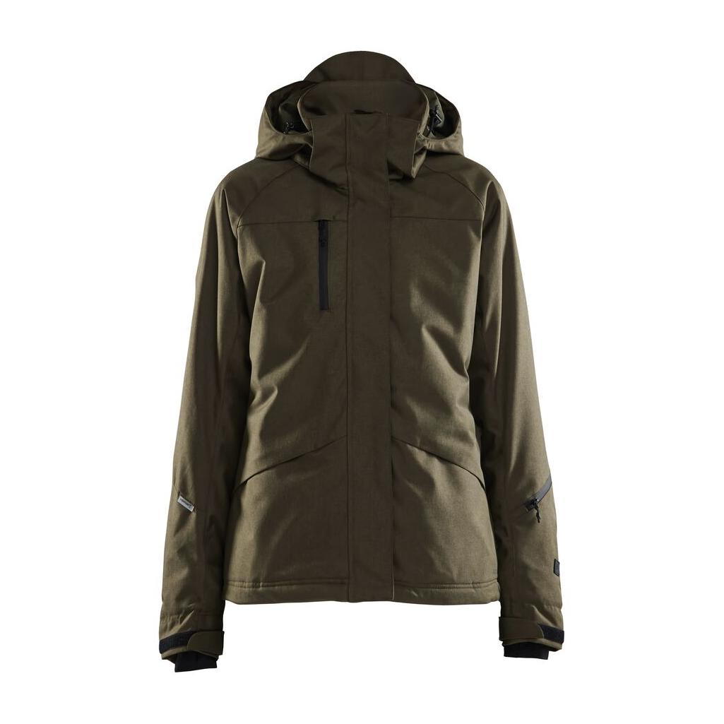 Mountain Padded Jkt W - Dark Green - Front