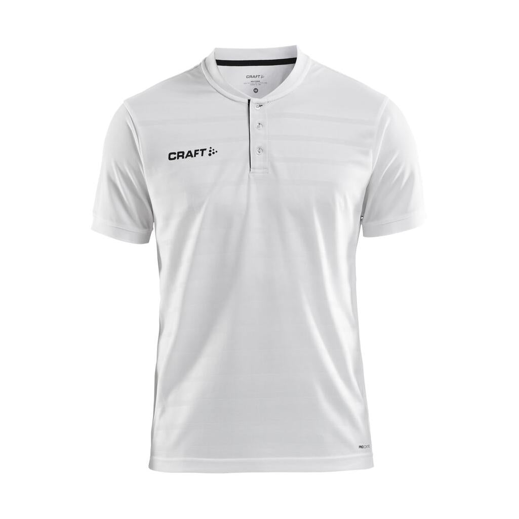 Pro Control Button Jersey M - White/Black - Front