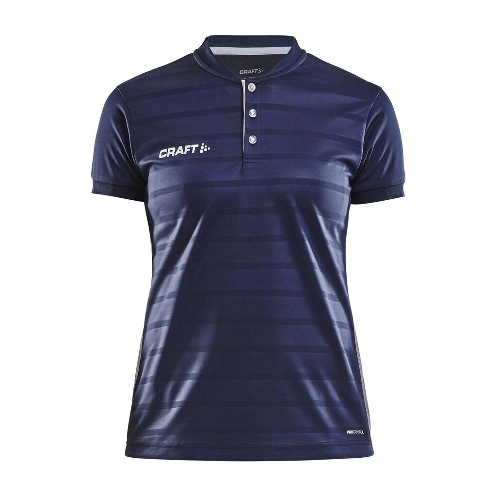 Pro Control Button Jersey W - Navy/White - Front
