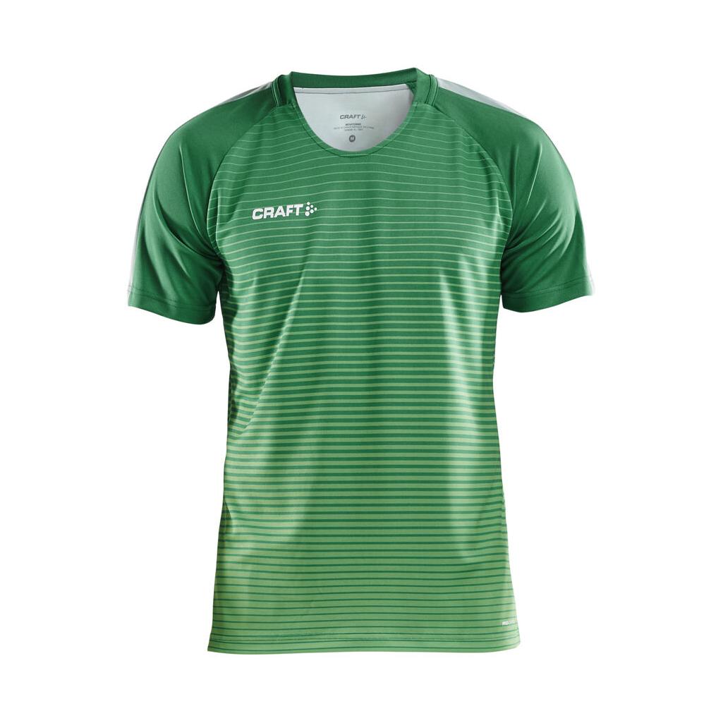 Pro Control Stripe Jersey M - Green/Craft Green - Front