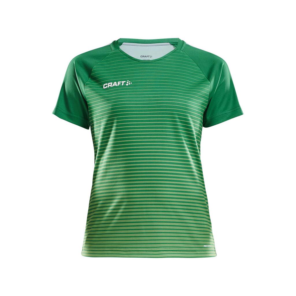 Pro Control Stripe Jersey W - Green/Craft Green - Closeup 6