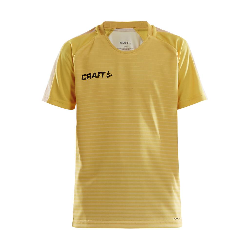 Pro Control Stripe Jersey Jr - Yellow - Front