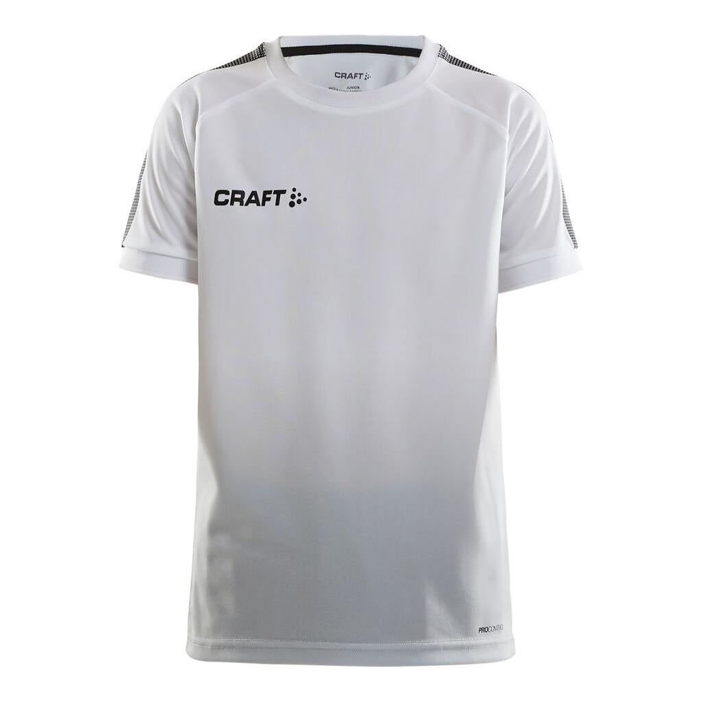 Pro Control Fade Jersey Jr - White/Silver - Front