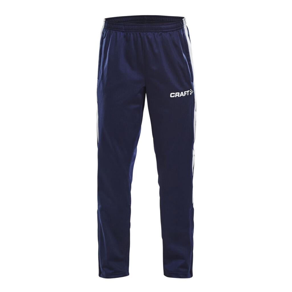 Pro Control Pants Jr - Navy/White - Front