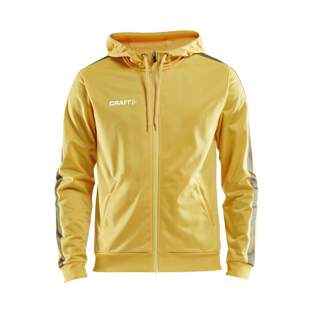 Pro Control Hood Jacket M - Yellow/Black - Front