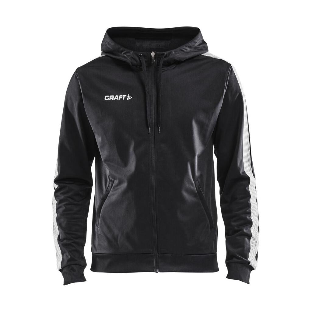 Pro Control Hood Jacket M - Black/White - Front