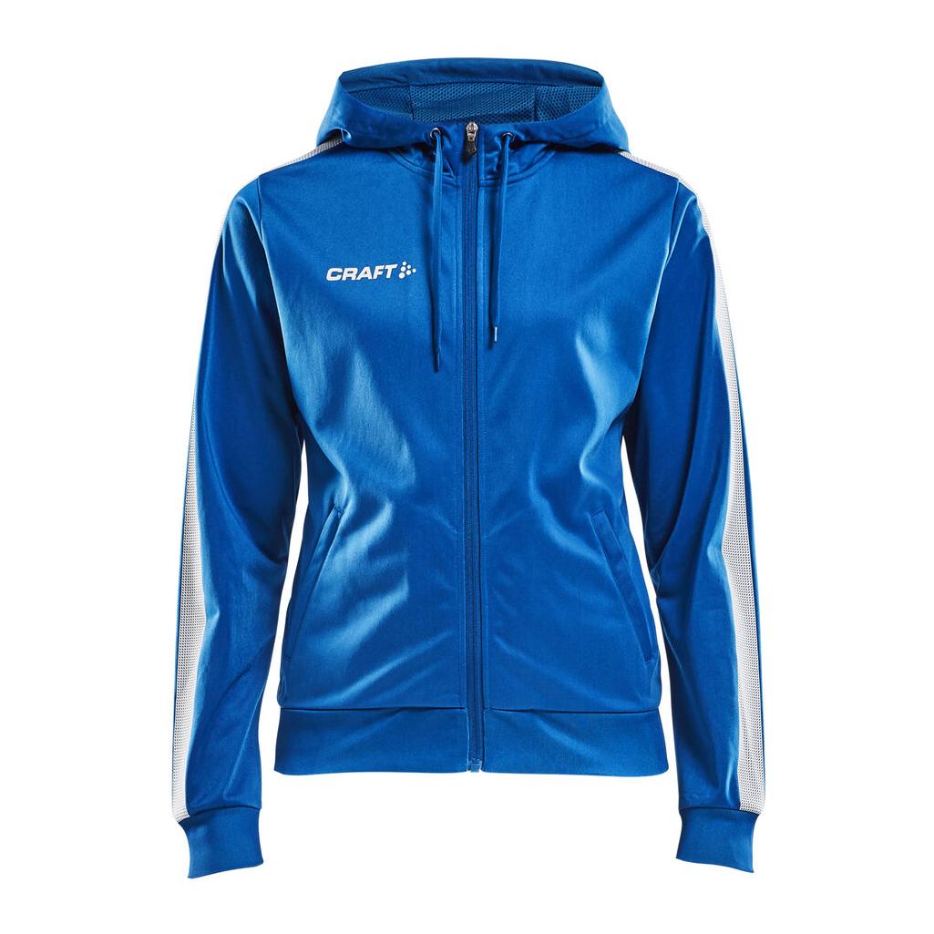 Pro Control Hood Jacket W - Club Cobolt/White - Front