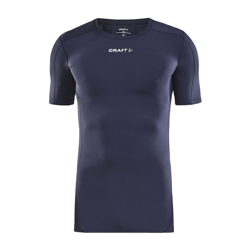 Pro Control Compression Tee Un - Navy - Front