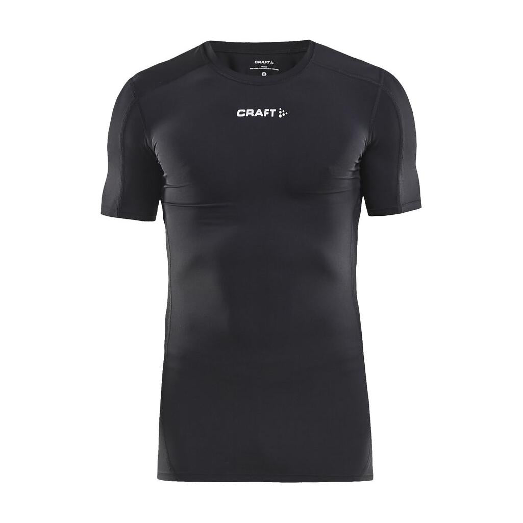 Pro Control Compression Tee Un - Black - Front