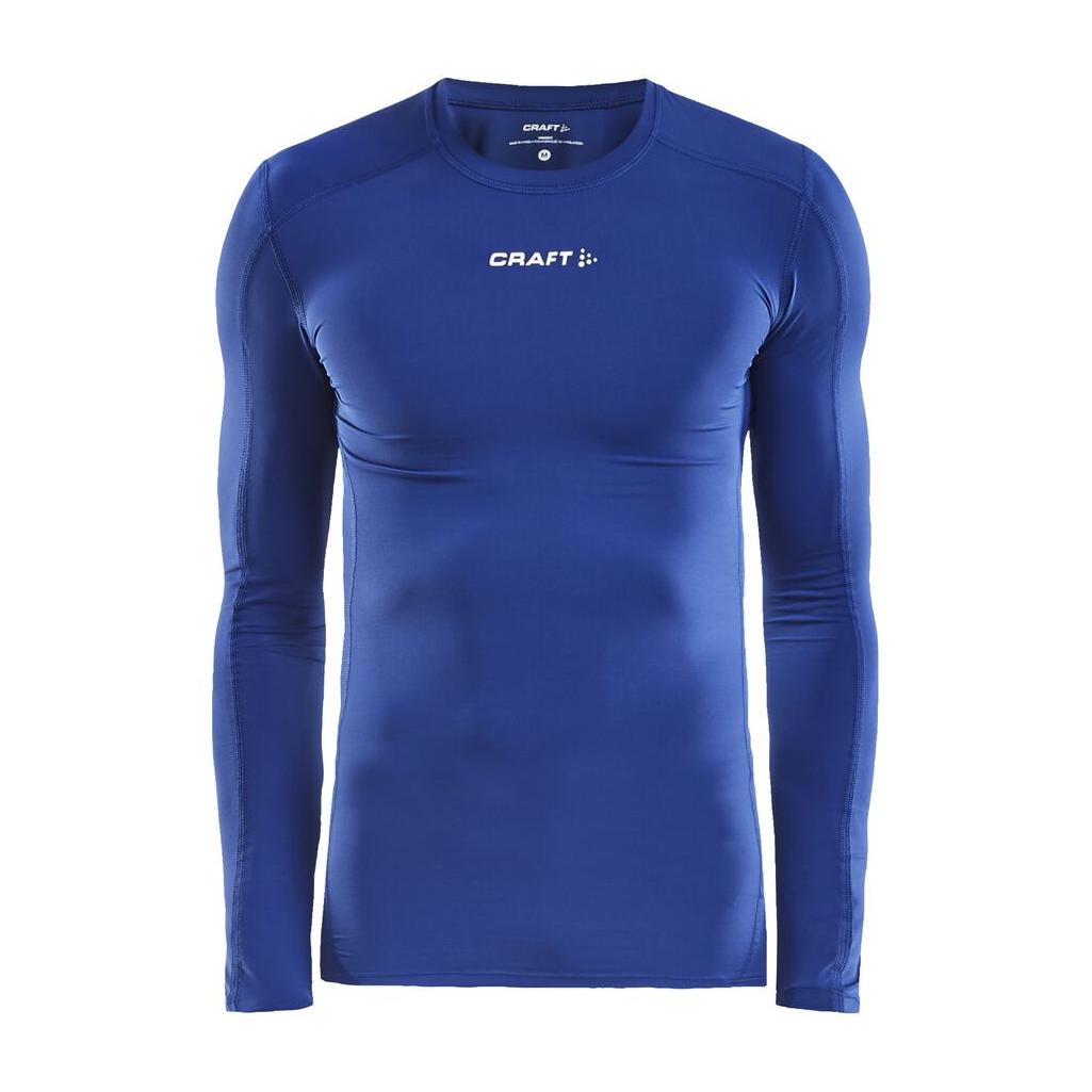 Pro C Compression Long Sle Un - Cobalt - Front