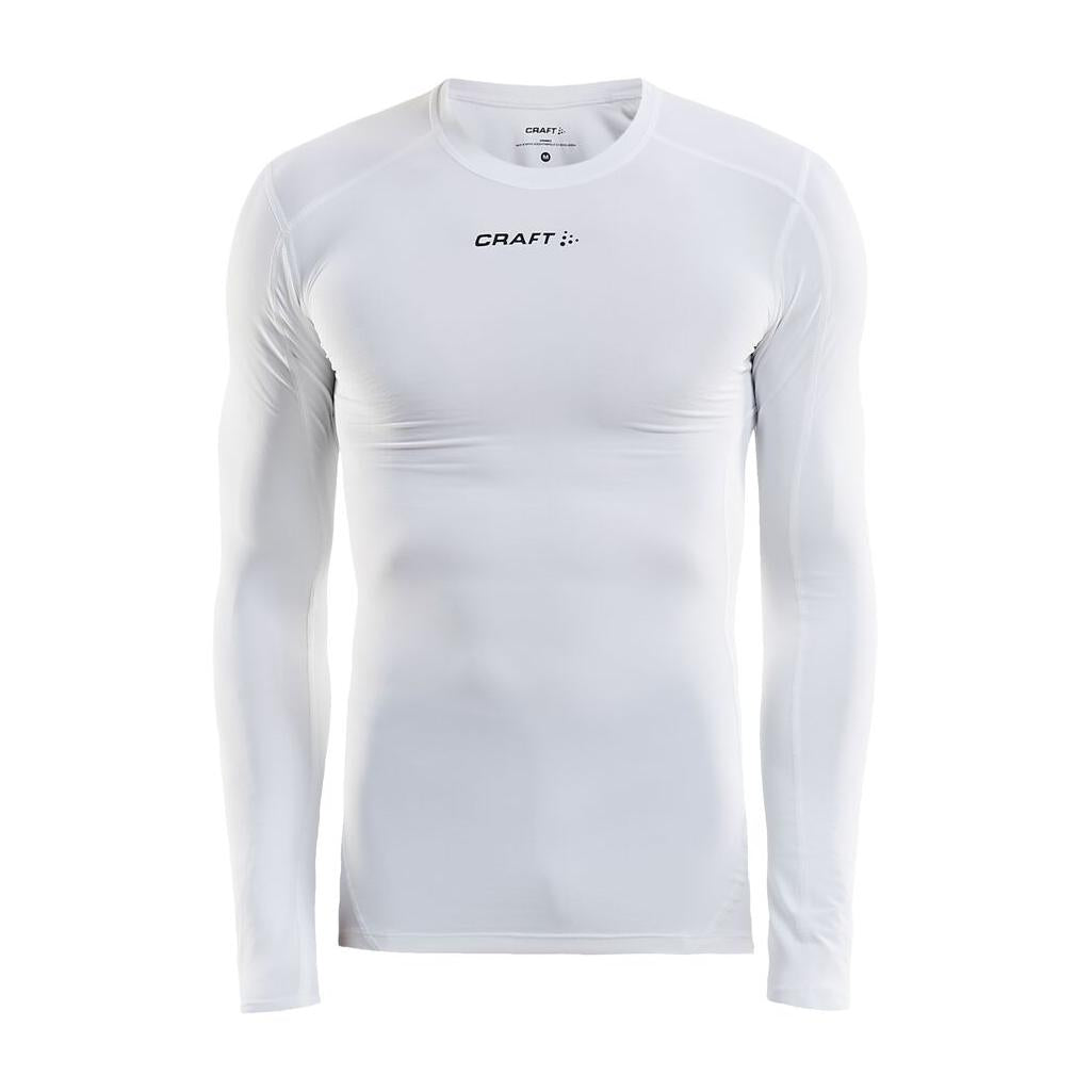 Pro C Compression Long Sle Un - White - Front