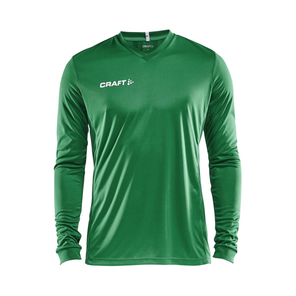 Squad Go Jersey Solid Ls M - Green - Front