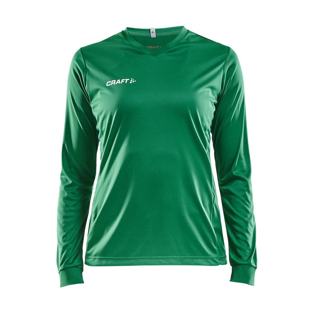 Squad Go Jersey Solid Ls W - Green - Front
