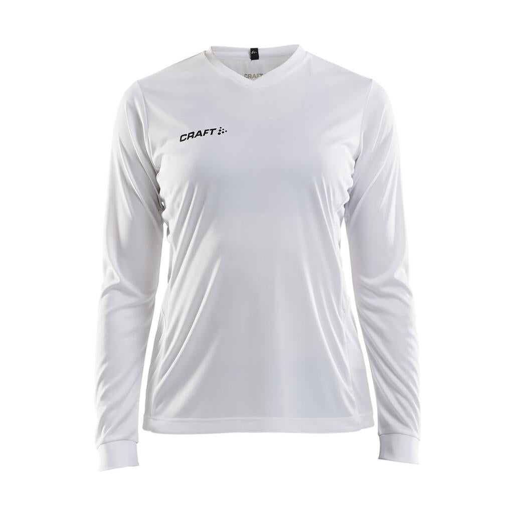 Squad Go Jersey Solid Ls W - White - Front