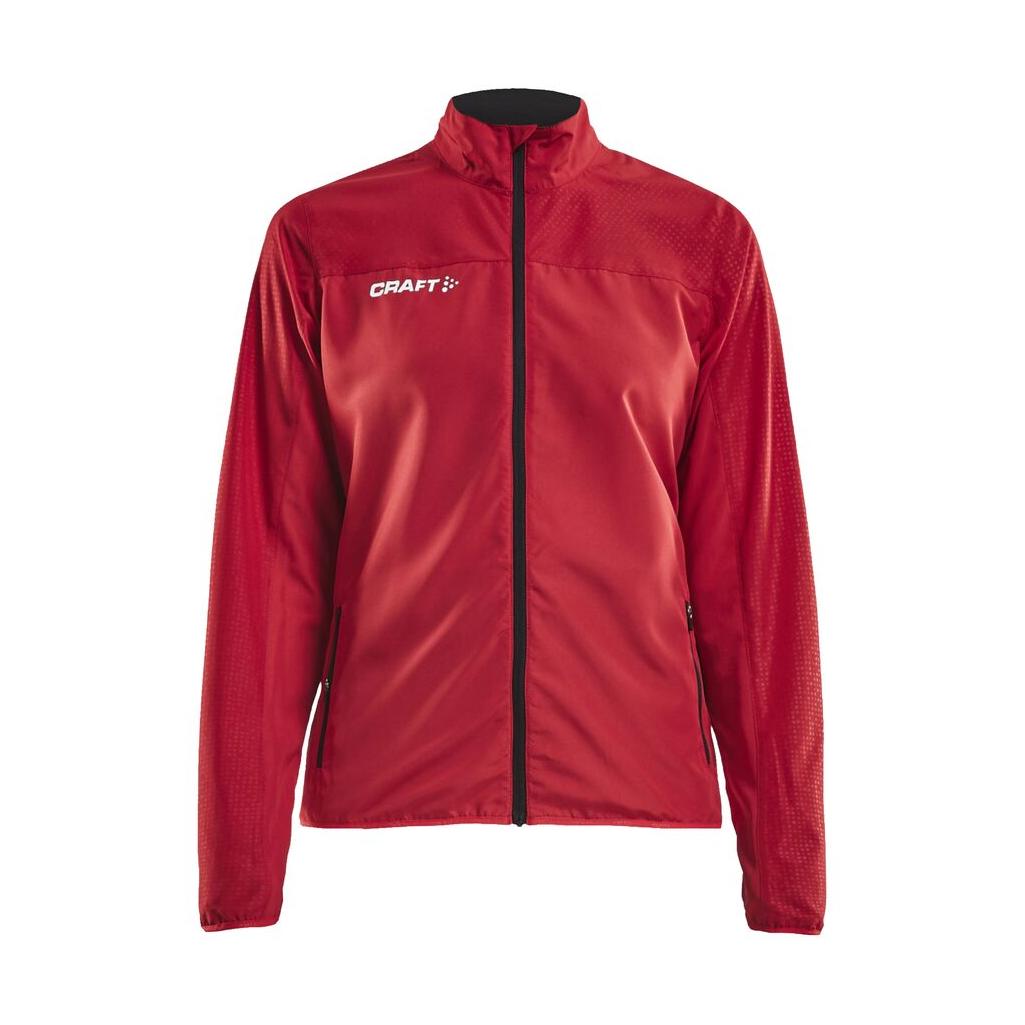 Rush Wind Jkt W - Red - Front