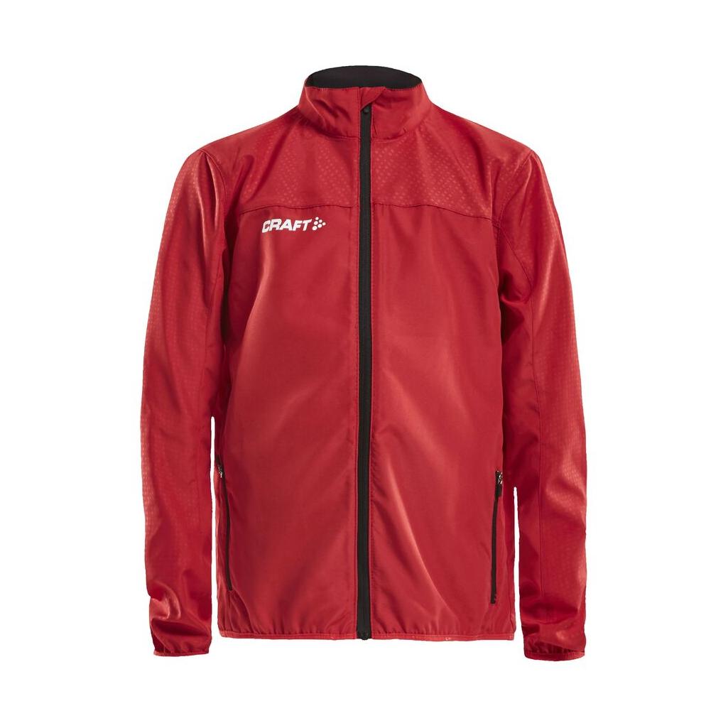 Rush Wind Jkt Jr - Red - Front