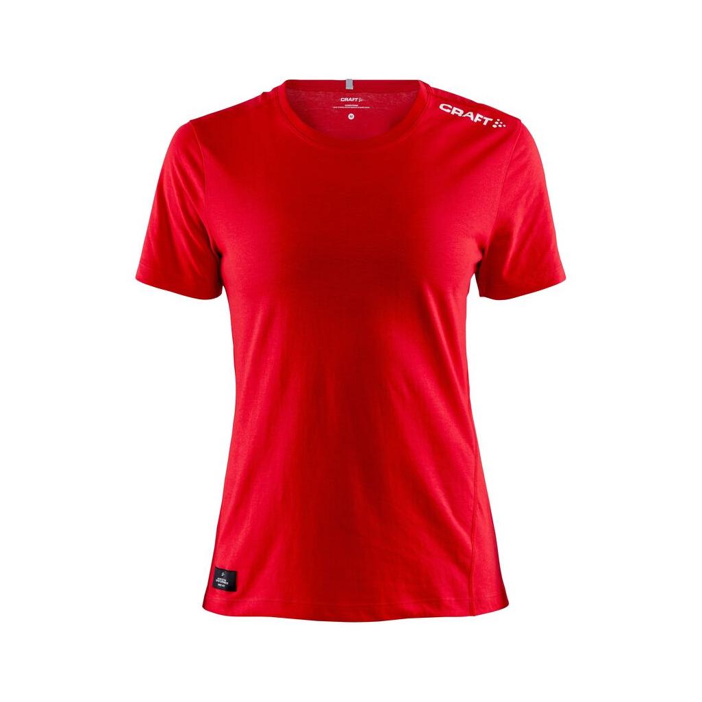 Community Mix Ss Tee W - Red - Front